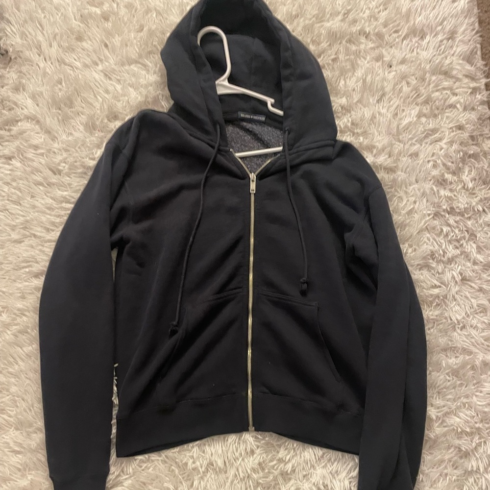 Brandy Melville Navy Zip Up